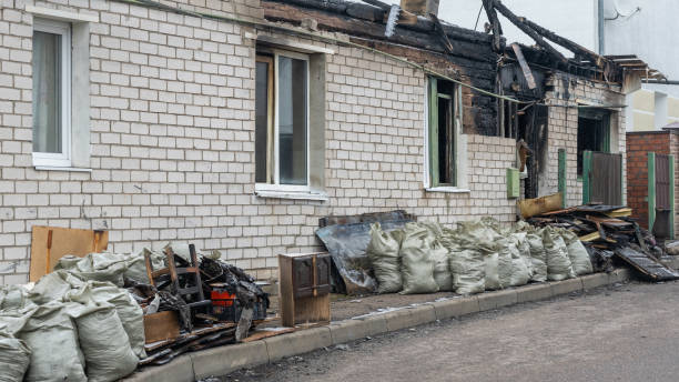 Professional Fire Damage Removal technician working in Spring Park, MN